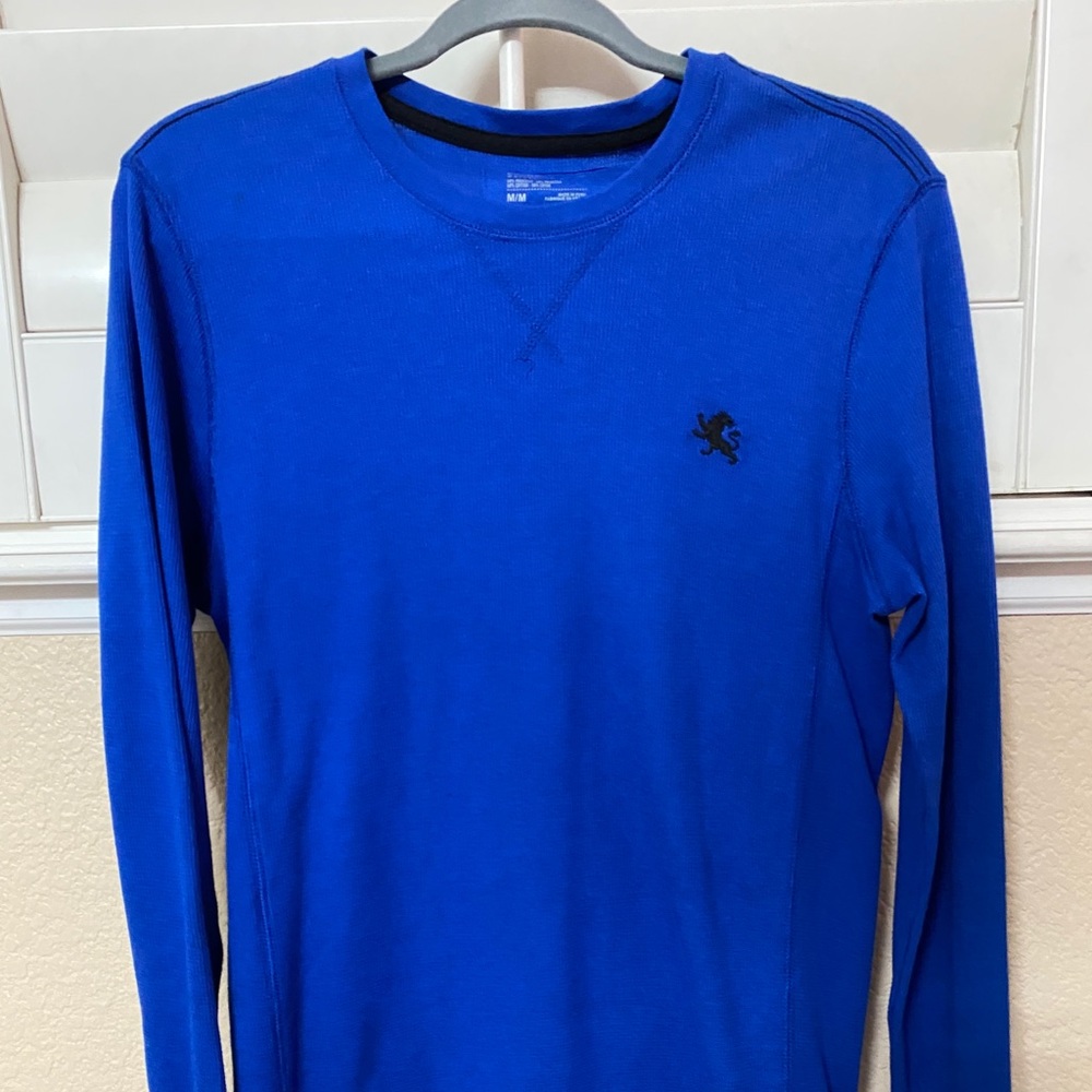 Men’s long sleeve waffle knit